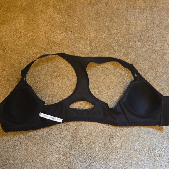 Black and Gray Women's Sports Bra - Picture 6 of 10